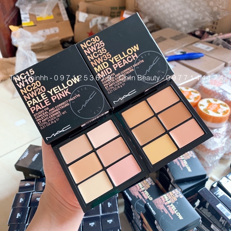 Có sẵn 2 tone - Bảng Che khuyết điểm MAC STUDIO FIX CONCEAL and CORRECT PALETTE