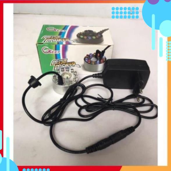 ❤ Máy tạo khói phun sương có đèn led thay đổi màu kèm nguồn 206795