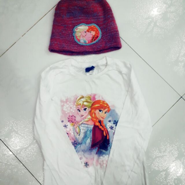 Set áo và nón elsa