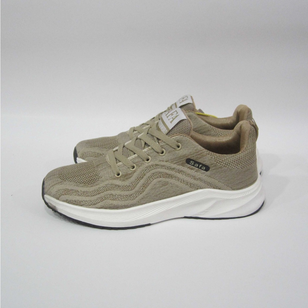 Giày Safa Thể Thao Sneakers Nam Màu Kem ,Xám, Đế Phylon Vải Dệt Siêu Nhẹ Êm Chân Mã ATS008 | BigBuy360 - bigbuy360.vn