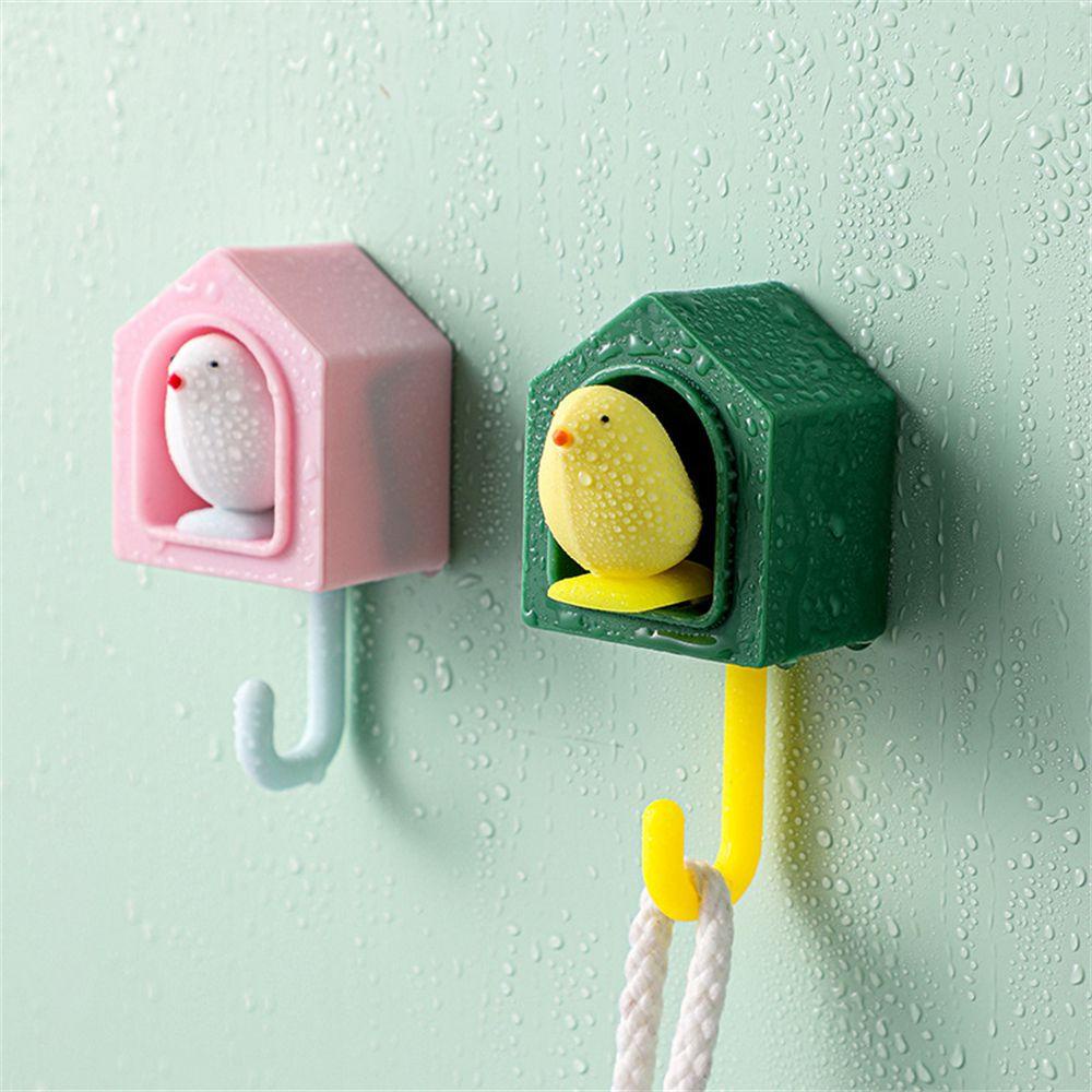 CONOPERY Móc Treo Chìa Khóa Tự Dính Hình Chú Chim Hoạt Hình Đa Năng Sáng Tạo Cho Nhà