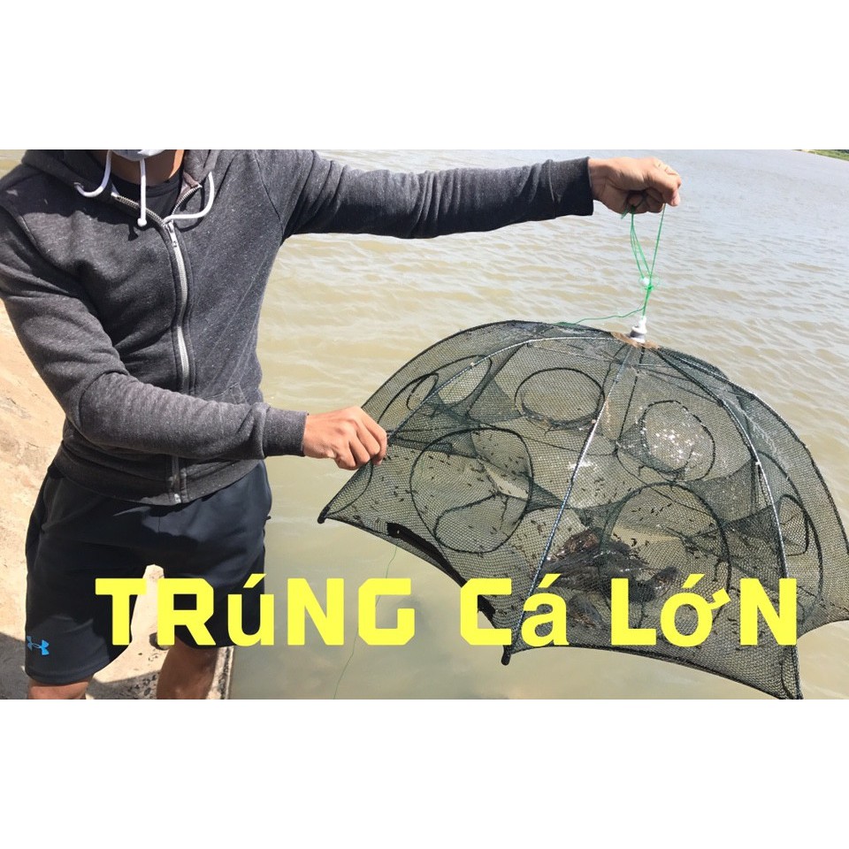 Lồng Bát Quái Đánh Bắt Cá 8 Cửa