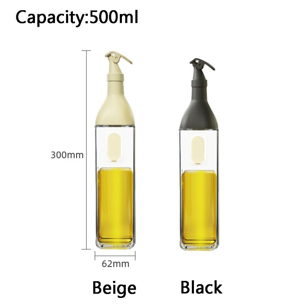 Bình Thủy Tinh Đựng Dầu Ăn Có Đầu Lọc Vuông 500ml