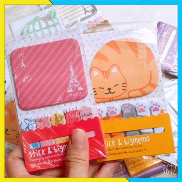 [FREESHIP] Giấy note, giấy ghi chú 2 xấp cute