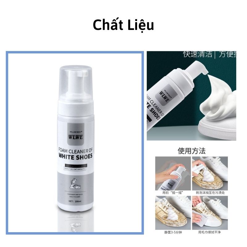 Chai xịt tạo bọt vệ sinh giày Snea.ker 200ml bọt tuyết làm sạch giày Xiaomimi dfgdfgfdh5