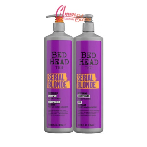 Dầu Gội &amp; Dầu Xả Tigi Bed Head Tím – Phục hồi hư tổn cho tóc tẩy