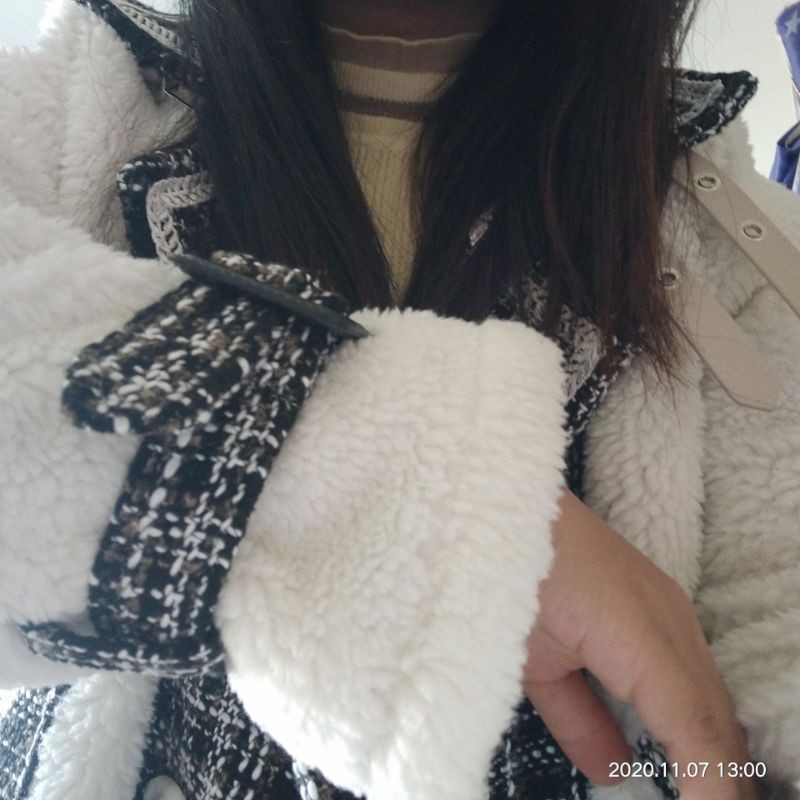 Áo khoác dạ lông mix đồ cực xinh