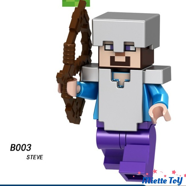 MIE Lego Minifigures Building Blocks Toys for Kids  Minecraft Iron puppet