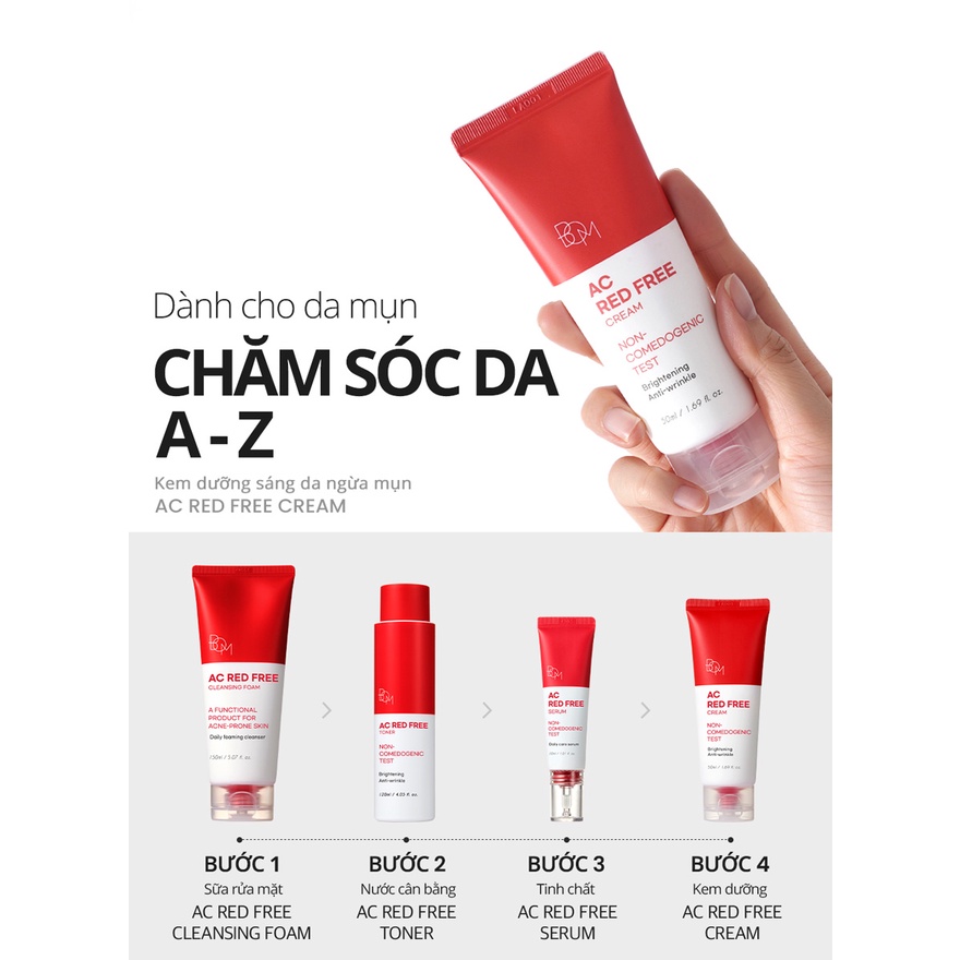 Kem Dưỡng B.O.M Sáng Da Ngừa Mụn 50ml Hasaki Sản phẩm chính hãng