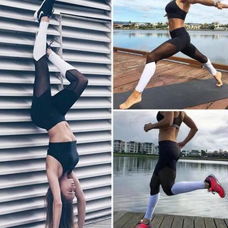 Quần Legging Thể Thao Phối Lưới Quyến Rũ Cho Nữ