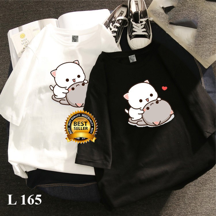 Mẫu áo thun áo đôi tình yêu cute siêu dễ thương - Giá chỉ 1 áo /uy tín chất lượng