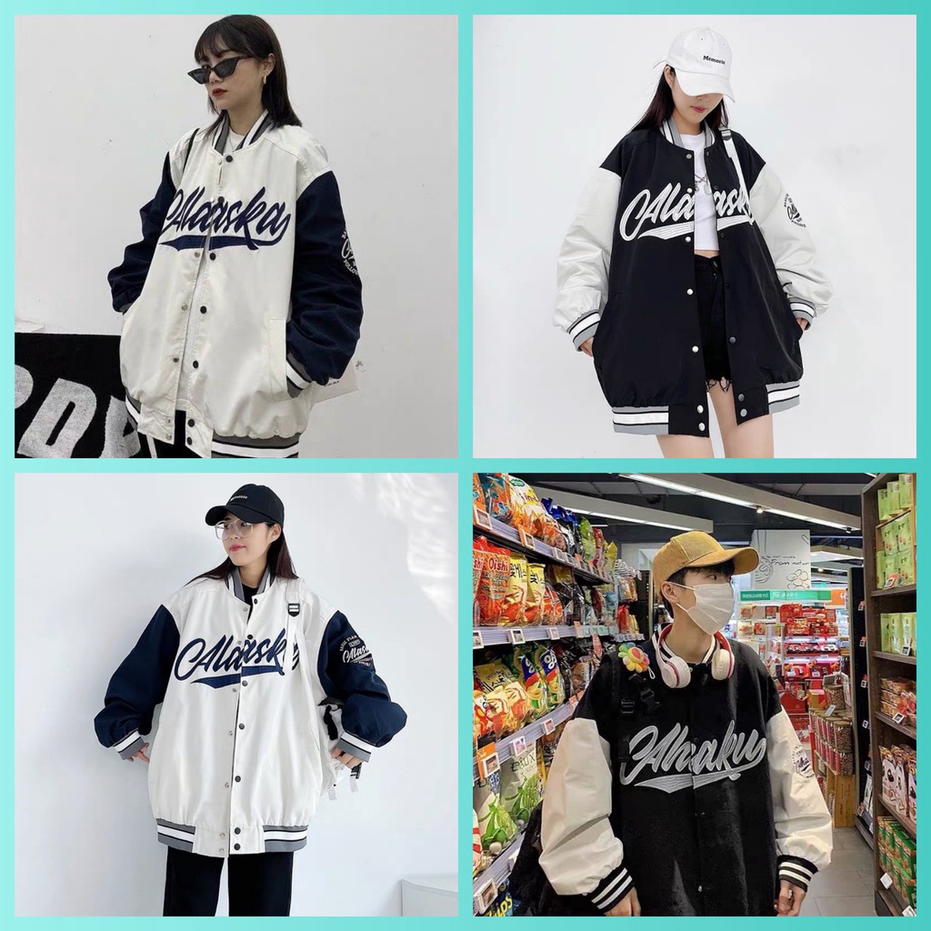 Áo Bomber PHỐI TAY RUBY HOUSE86, áo khoác dù 2 lớp FROM TO, UNISEX nam nữ mặc được ẢNH THẬT HOT HIT