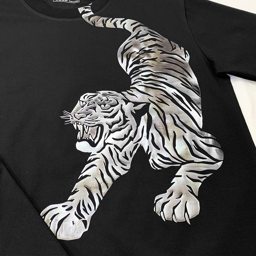 Áo Thun Nam Cỡ Lớn 70- 110kg LN01 Hổ Gầm ABS Menswear