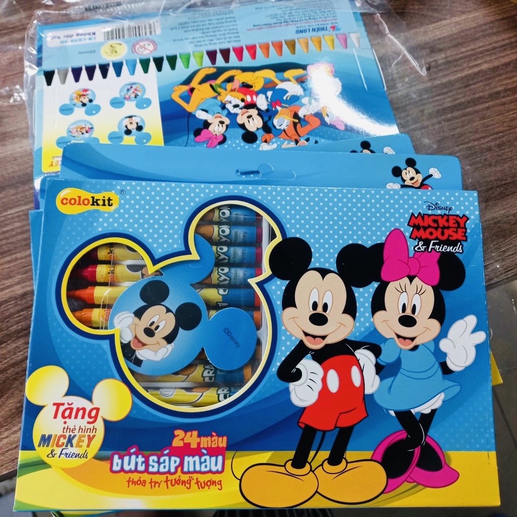 Bút Sáp Màu Mickey Thiên Long CR-C030/MI (24 Màu)