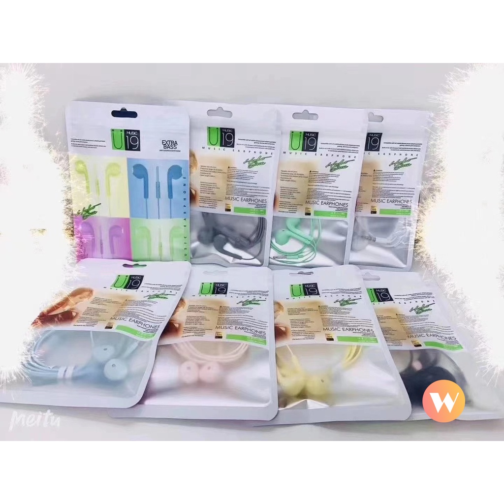 Tai Nghe Nhét Tai Màu Sắc Xinh Xắn Jack 3.5mm