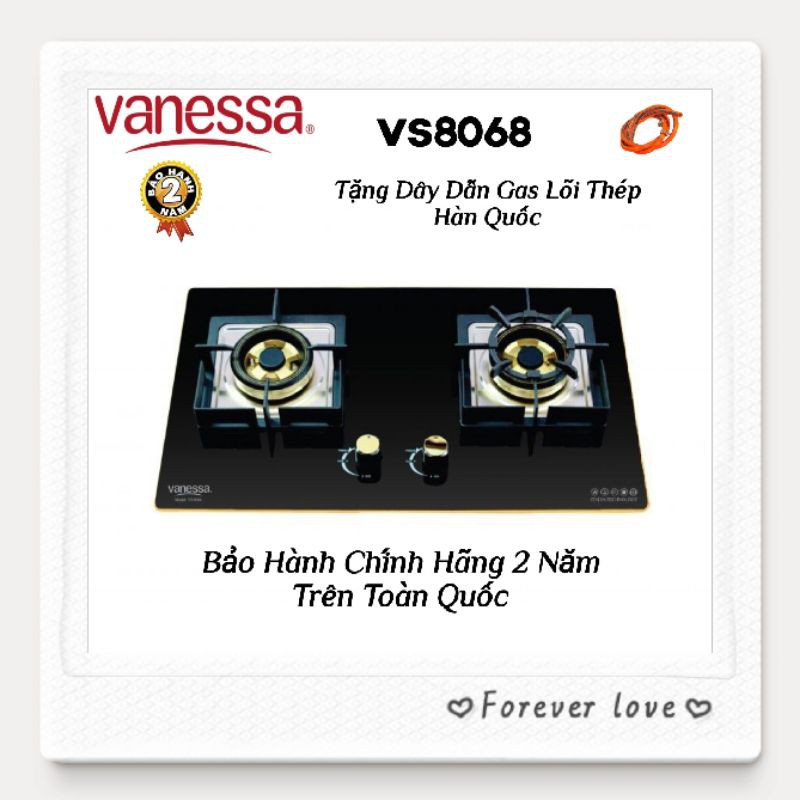Bếp Ga Âm Cao Cấp Tự Động Ngắt Gas Vanessa VS8068