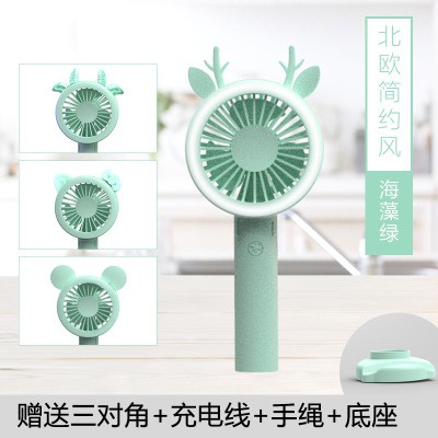 Quạt điện cầm tay Imebobo chính hãng kèm 4 cặp tai trang trí | BigBuy360 - bigbuy360.vn