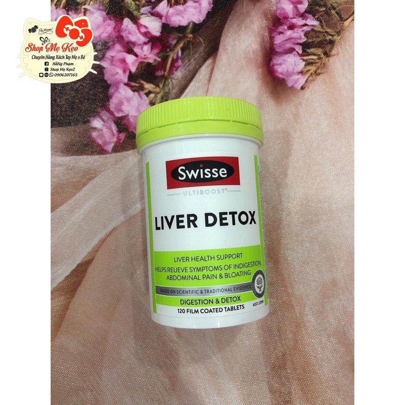 THẢI ĐỘC GAN SWISSE LIVER DETOX 60v - 120v - 200v Thải Độc Mát Gan Úc