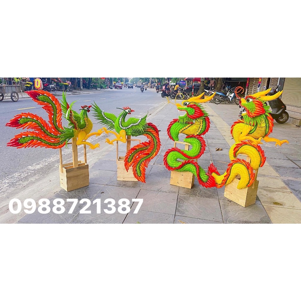 Vảy nhựa làm rồng phượng