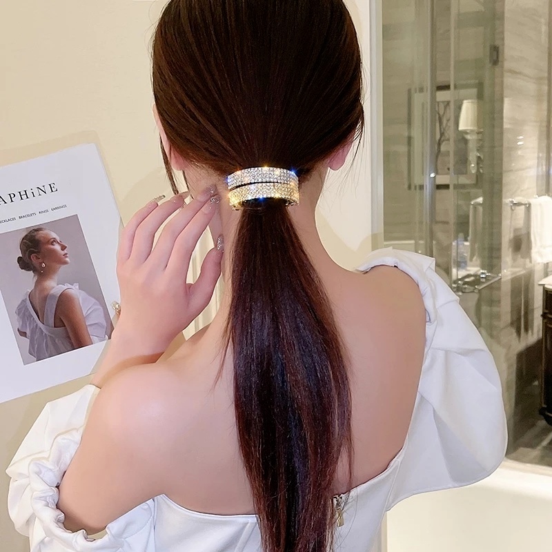 Kẹp Tóc Đính Đá Lấp Lánh Thời Trang Cho Nữ