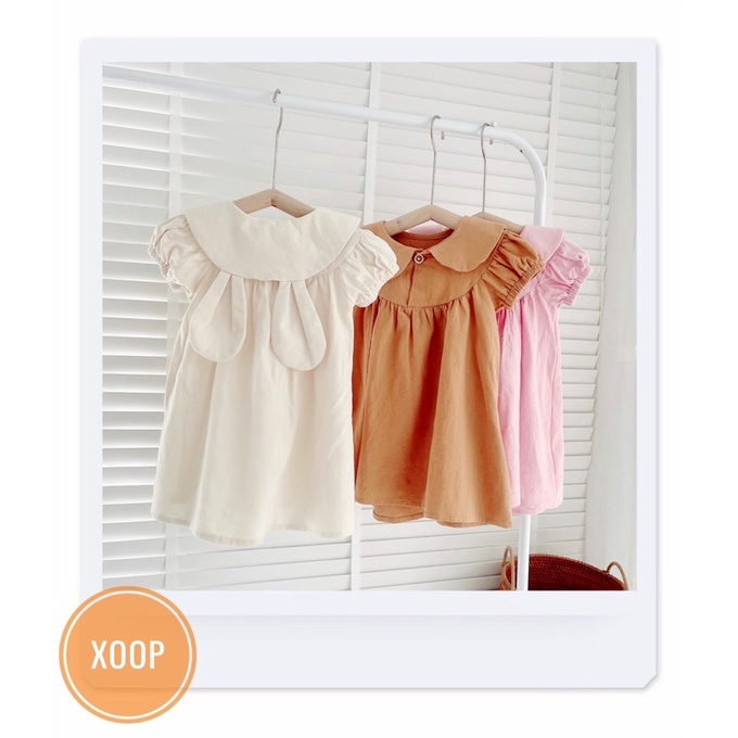 (8-20kg)Váy thô kara có tai dễ thương cho bé