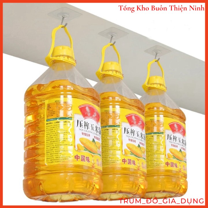 Móc Dán Tường Siêu Dính Trong Suốt Chịu Lực Tốt Treo Tường Chắc Chắn 6x6 cm