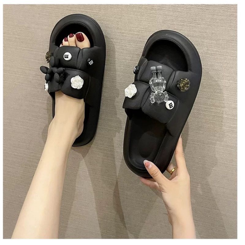 SALE SẬP SÀN DÉP BÁNH MÌ GẤU TEDDY LẠC ĐÀ. FOM NHỎ TĂNG 2 SIZE.