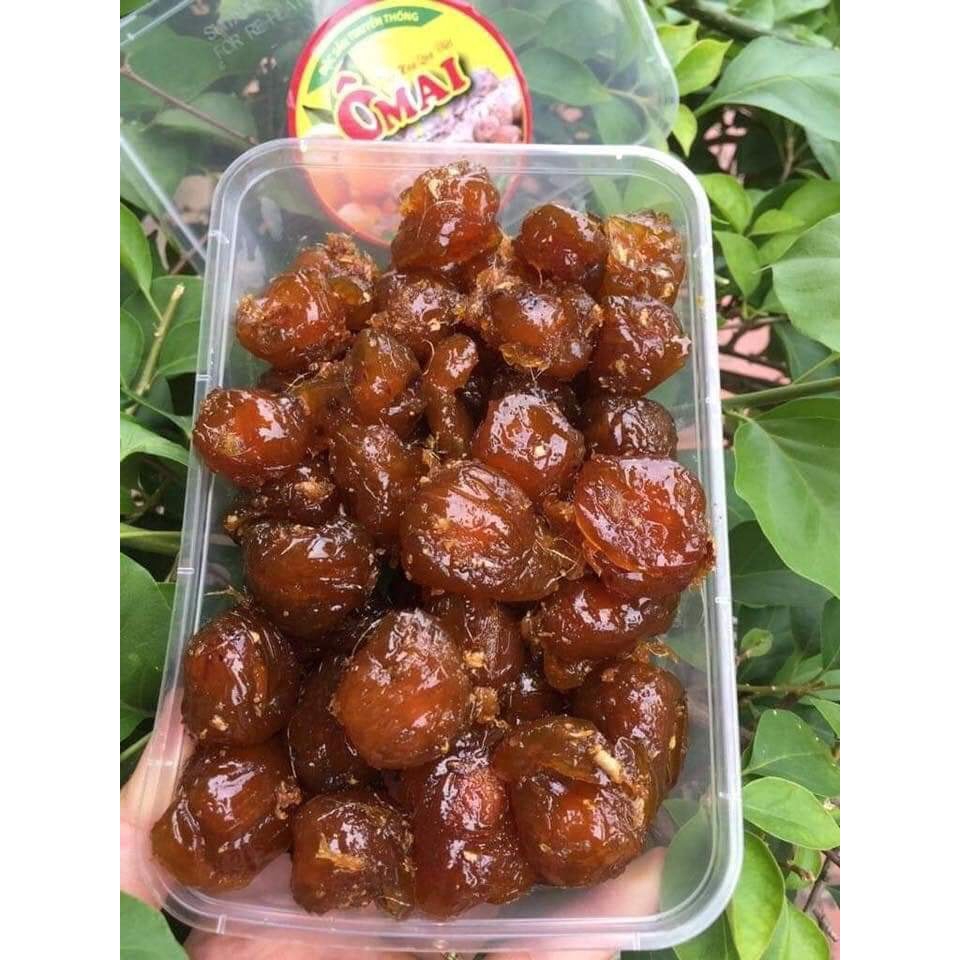 Mận cơm xào gừng gói 100g date 12 tháng.