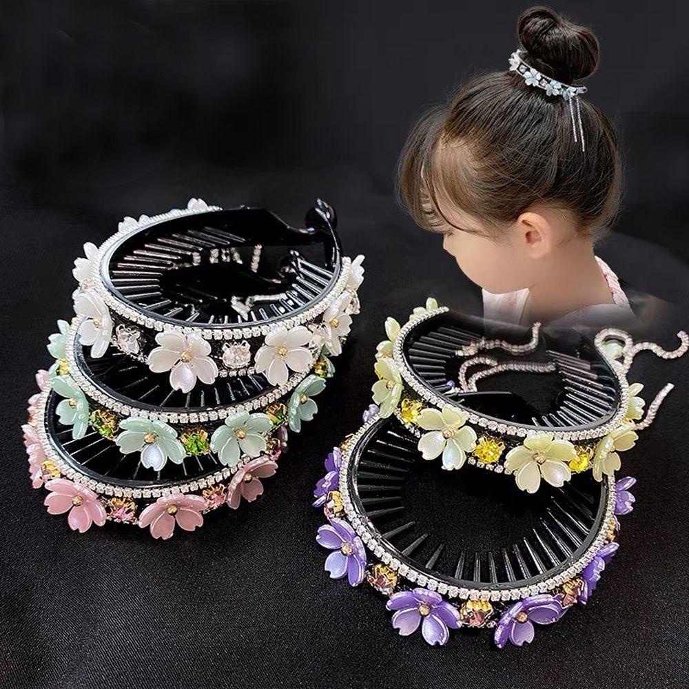 Kẹp Tóc Càng Cua Hình Hoa Phong Cách Vintage Thời Trang Tinh Tế Cho Nữ