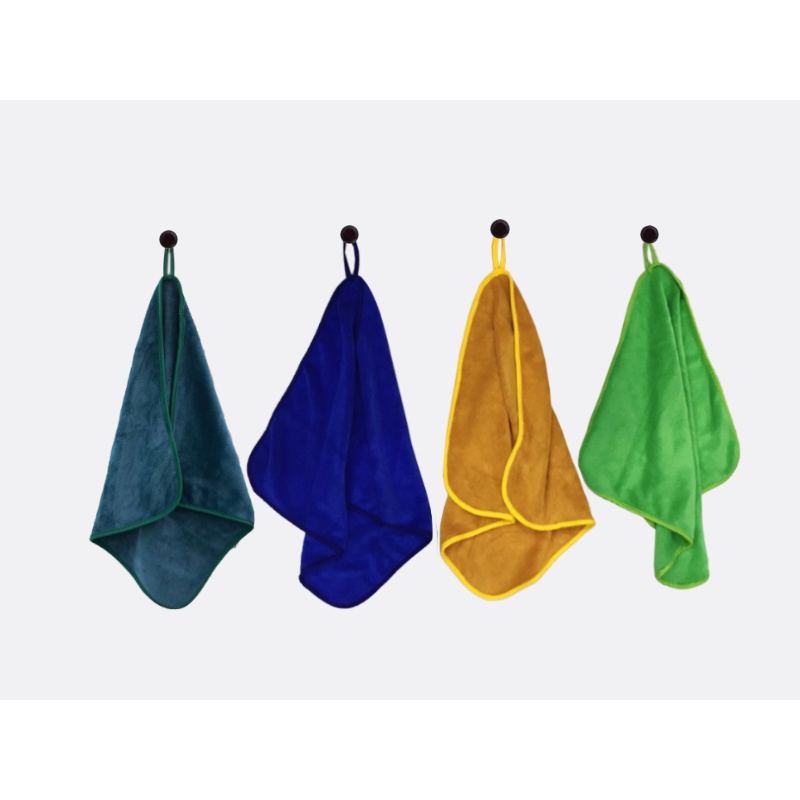 khăn Lau Bếp Đa Năng 2 Mặt Siêu Thấm Microfiber Thiện Phú 40*40*60g, Khăn Đa Năng MZ24 Bông Sợi Tự Nhiên Thấm Nước Tốt