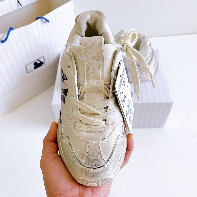 [Bản logo in 3D] Giày sneaker 𝗠𝗟𝗕 Tăng chiều cao 5cm - Bản Bẩn