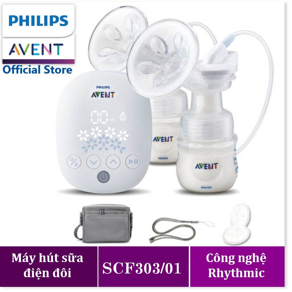 Máy hút sữa điện đôi hiệu Philips Avent (303.01)