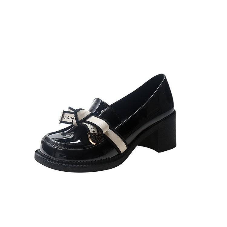 Giày oxford S & C da mềm cao 6cm phong cách Anh quốc chất lượng cao cho nữ