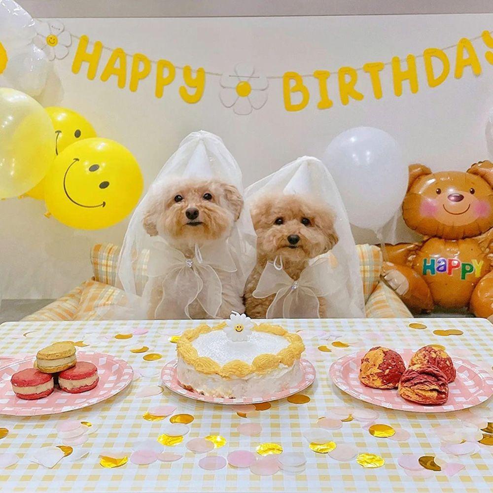 Khăn Quàng Cổ Hình Tam Giác Thắt Nơ Dễ Điều Chỉnh Cho Cún Cưng