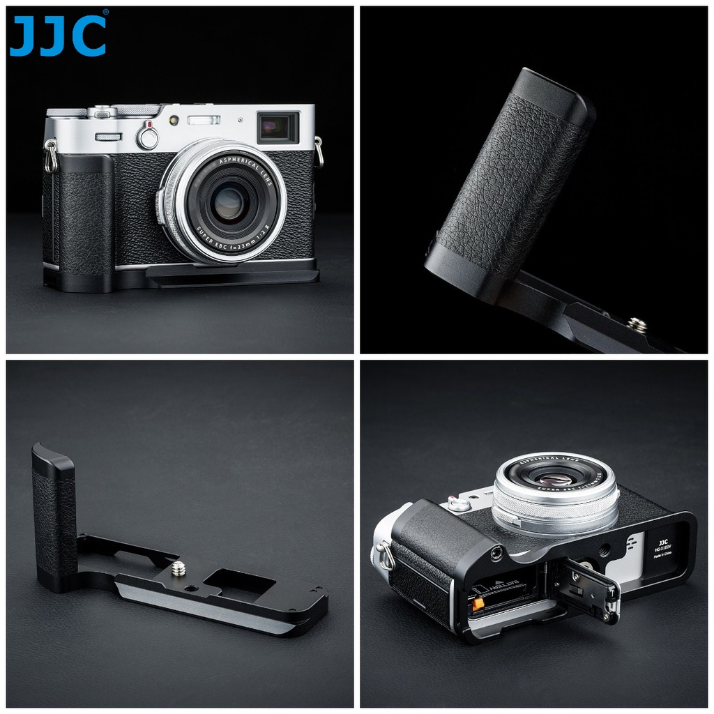JJC HG-X100V Tay cầm máy ảnh chất liệu kim loại chuyên dụng cho Fuji Fujifilm X100V X100F