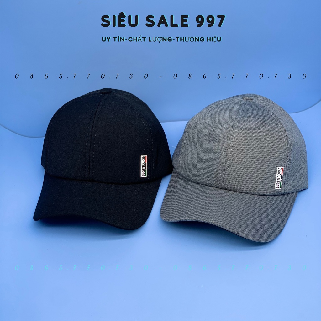 MŨ LƯỠI TRAI CHẤT NỈ ĐƠN GIẢN THỜI TRANG NAM NỮ