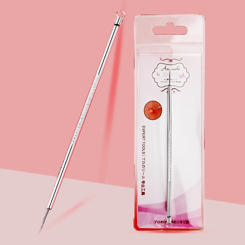 Que Nặn Mụn Kim Loại Cao Cấp Chống Gỉ Siêu Bền - Cây Nặn Mụn 2 Đầu Tiện Dụng Molangshop