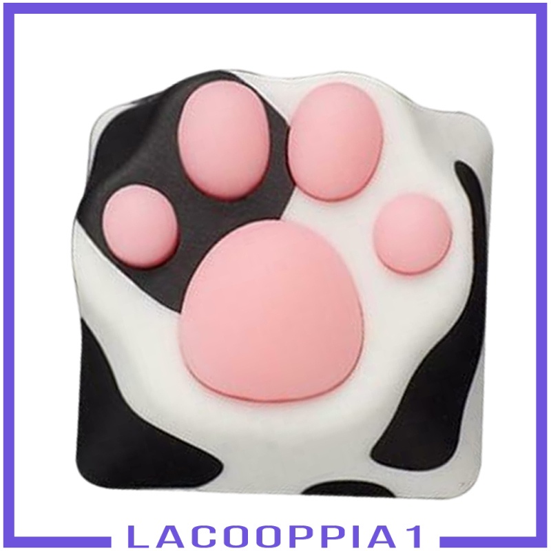 [LACOOPPIA1] Cute Silicone Cat Paw Gaming Mechanical Keyboard Keycap DIY Custom for Cherry MX