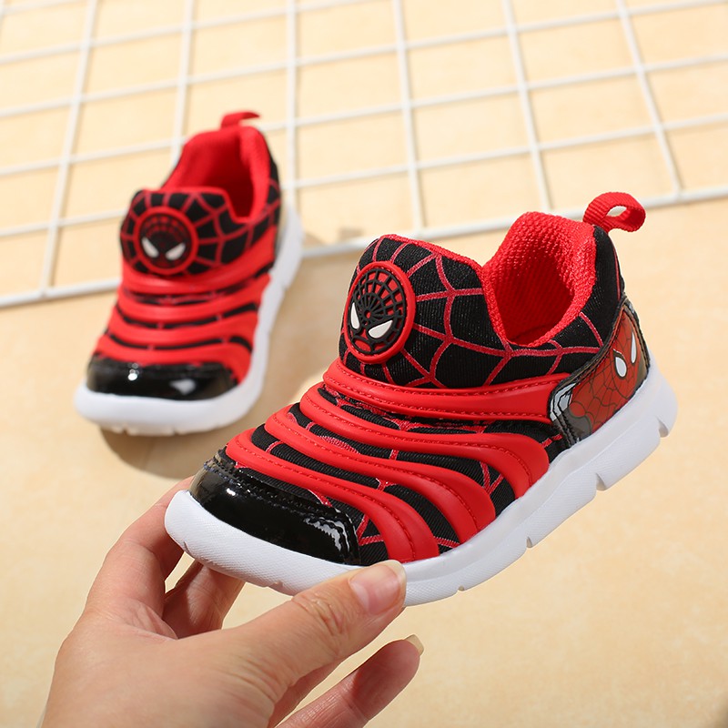 YOZOH Baby Shoes Spiderman Blue red Size 21-33