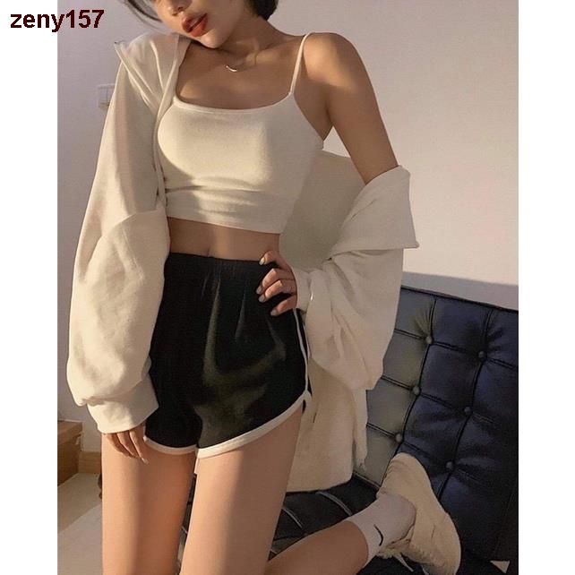✷㍿zeny157Set đồ 🌸 Set 3 món hoodie và áo hai dây và quần PHULA tay phồng form rộng chất nỉ tàu dành cho nữ có dây kéo U | BigBuy360 - bigbuy360.vn