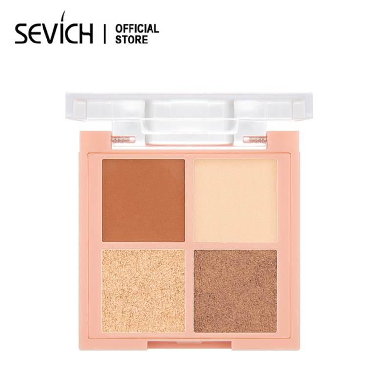 Bảng phấn mắt SEVICH 4 màu ánh ngọc trai 6g
