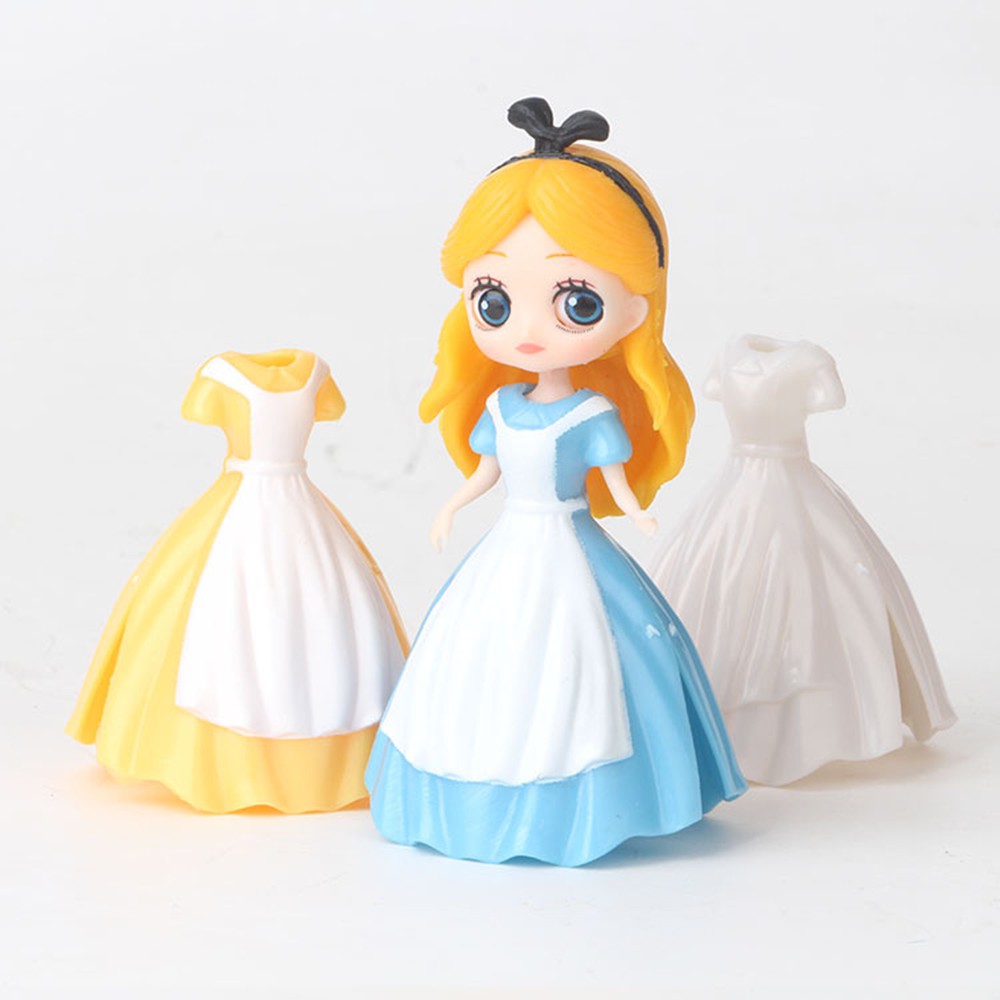 ALICE Bộ Sưu Tập Búp Bê Công Chúa Disney (6 Cái)