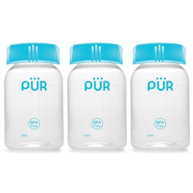 Bộ 3 bình trữ sữa Pur thái lan 125ml