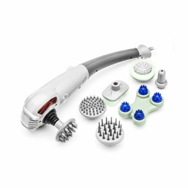 Máy massage cầm tay 7 đầu King massager, gậy đấm lưng, máy mát xa giảm đau_ Chính Hãng