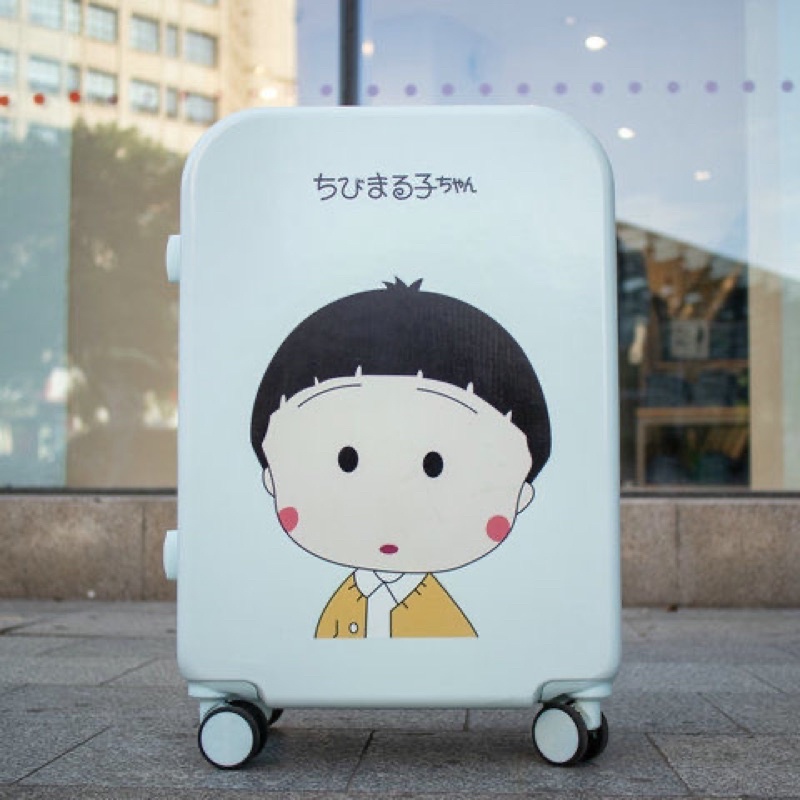 Vali du lịch hình cô gái Maruko dễ thương ,Valy kéo size 20 ,size 24 kèm cốp có bánh xe chất liệu cao cấp Rẻ - Bền - Đẹp