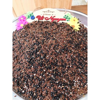 1kg trà gạo lứt mix đỗ đen rang tay