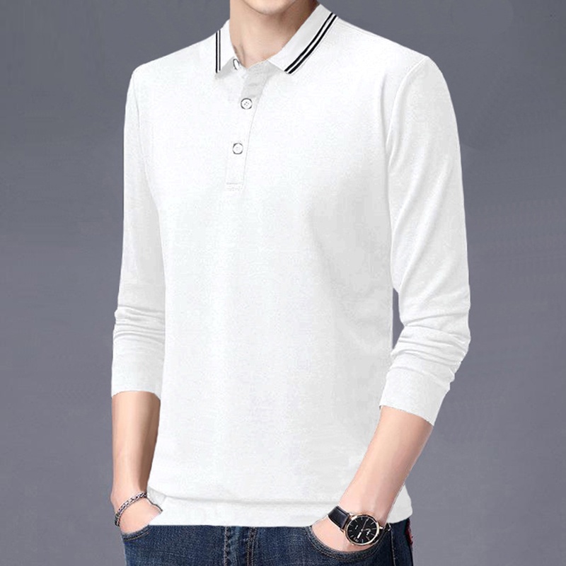 Áo thun AOKANG cổ sơ mi ngắn tay thời trang hè phong cách công sở thoải mái cho nam