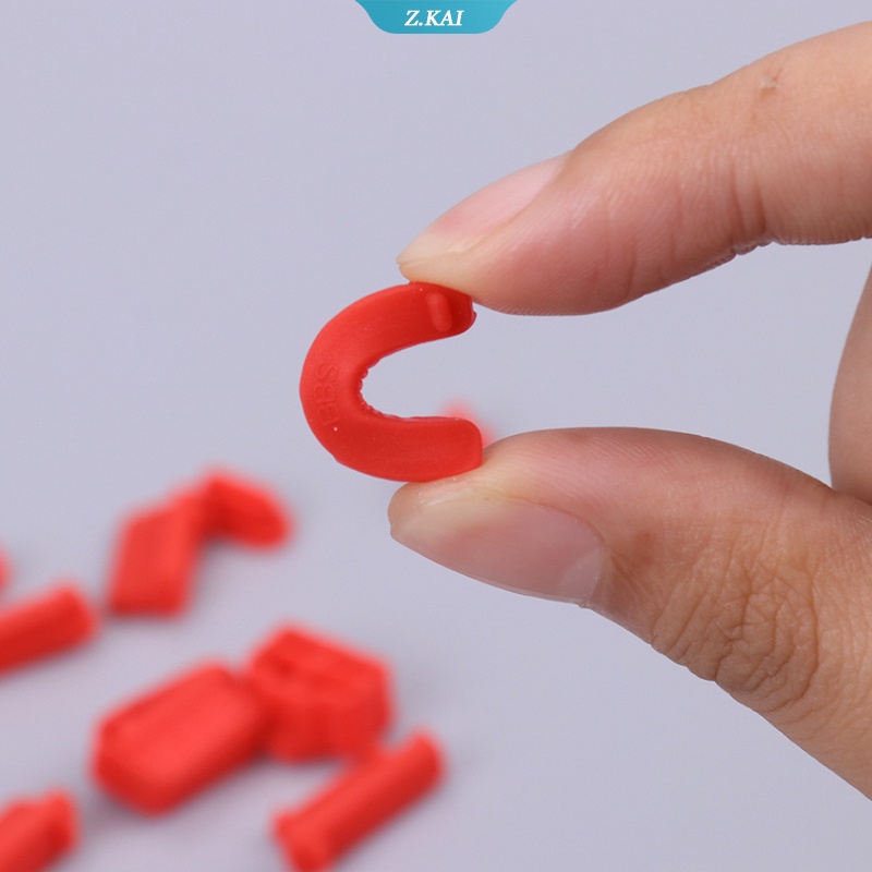 Set 16 Nắp Silicone Đậy Cổng USB HDMI RJ45 Chống Nước Chống Bụi Cho Laptop