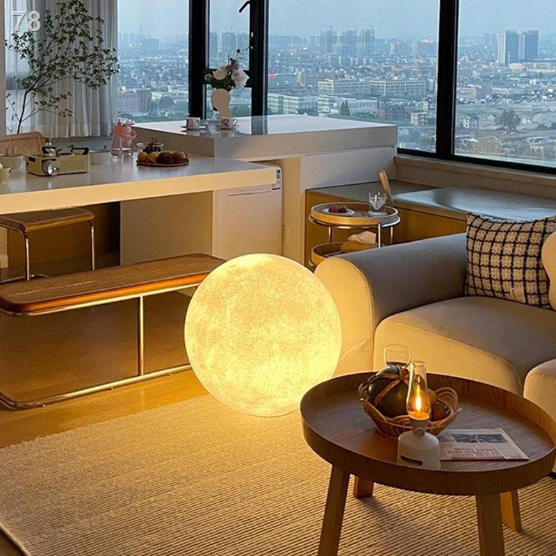 đèn mặt trăng cô gái phòng ngủ bầu không khí ngoài trời đèn sàn sáng tạo
