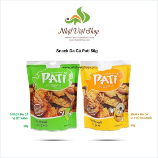 Combo 4 Bịch Mix 2 Vị Snack Da Cá Pati 50g